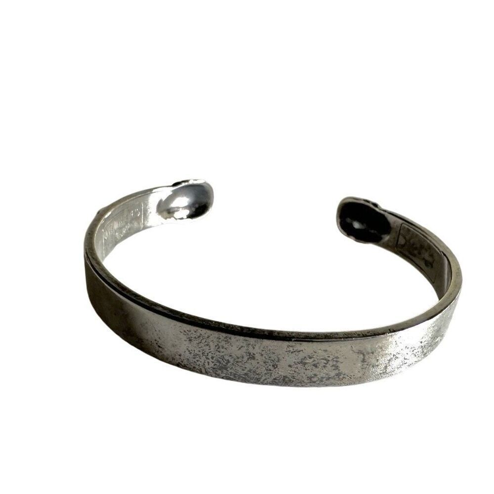 Until there's a cure  HIV  awareness silver plated   cuff bracelet